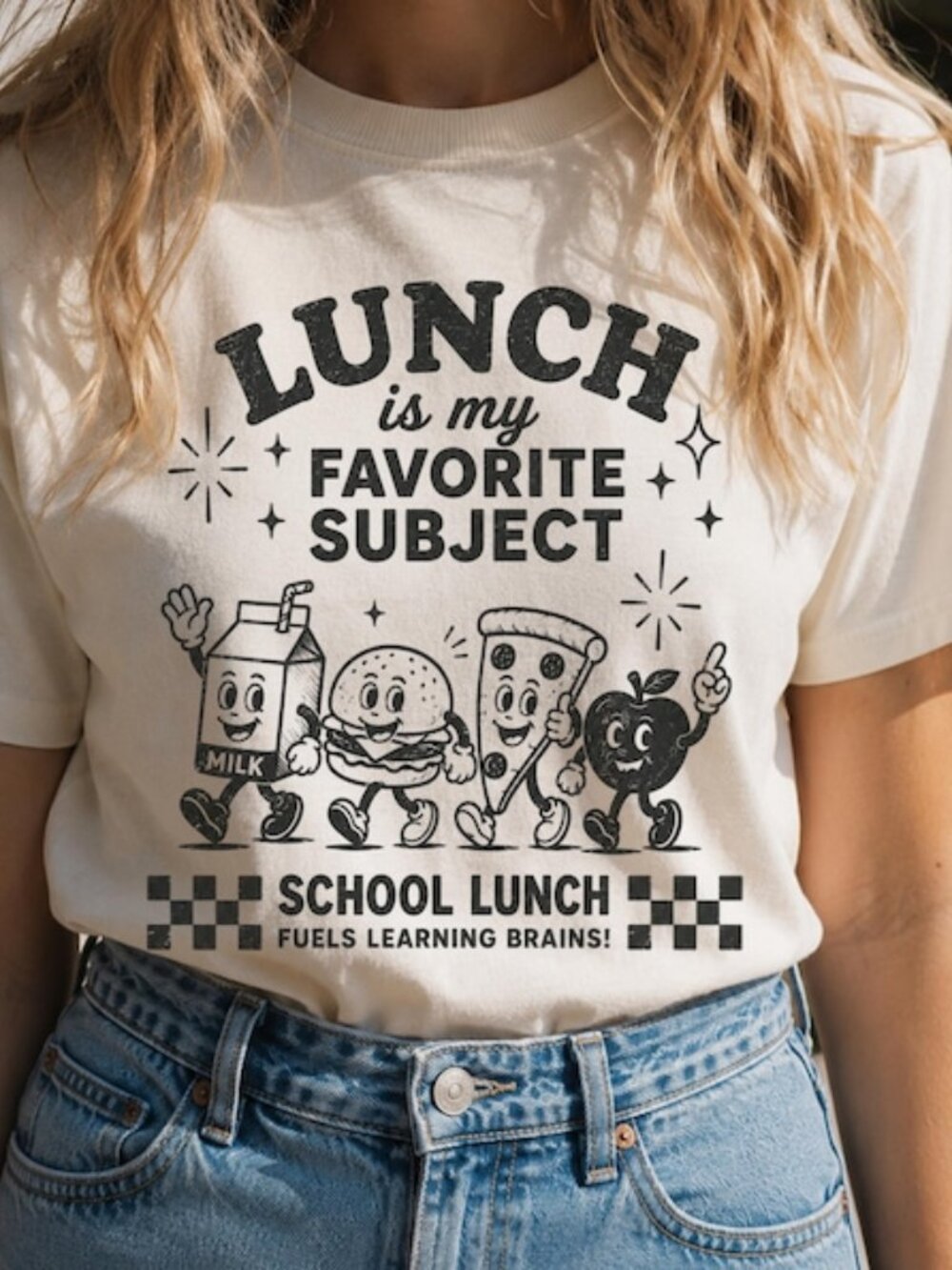 Funny Lunch Lady Shirt, Shirts for School Lunch Staff Tee